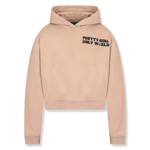 Pretty Boy Ugly World Cropped Mushroom Hoodie (W)