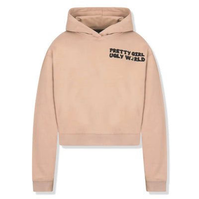 Pretty Boy Ugly World Cropped Mushroom Hoodie (W)