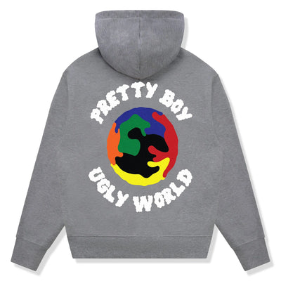 Pretty Boy Ugly World Grey Hoodie