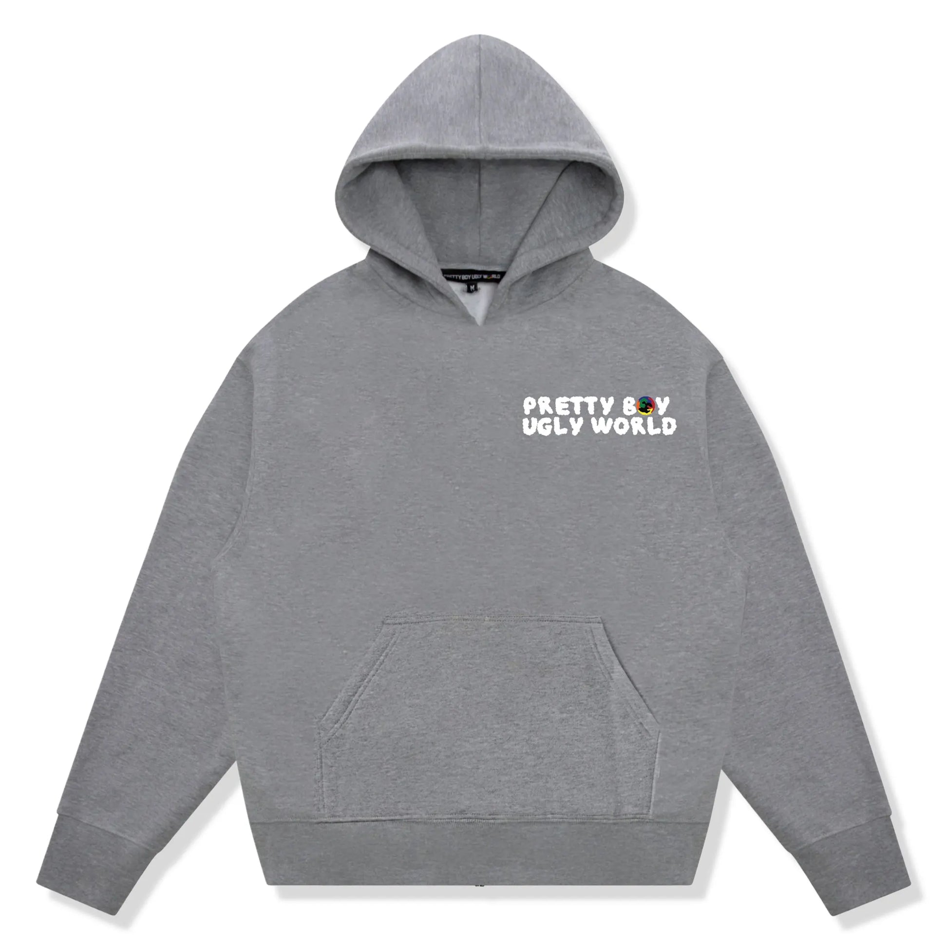 Pretty Boy Ugly World Grey Hoodie