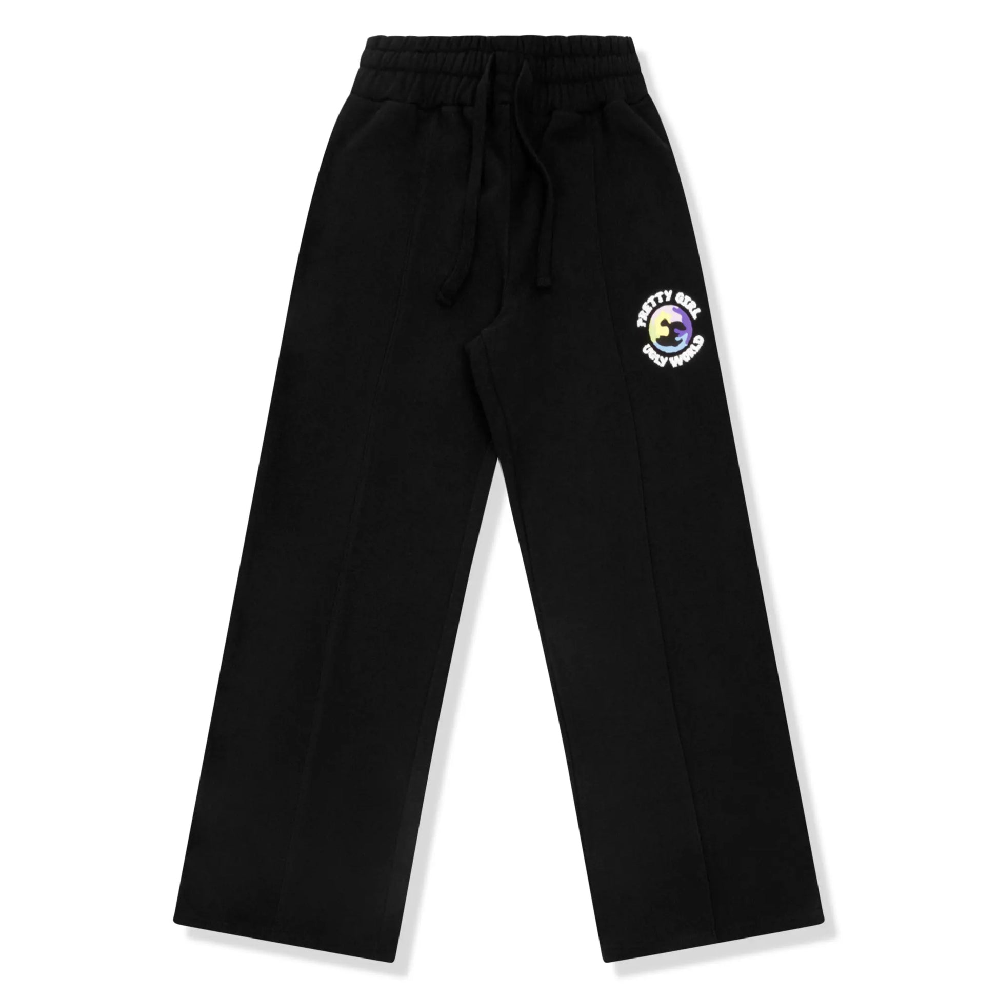 Pretty Girl Ugly World Pleated Black Sweatpants (W)