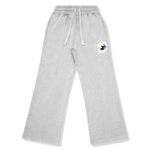 Pretty Girl Ugly World Pleated Grey Sweatpants (W)