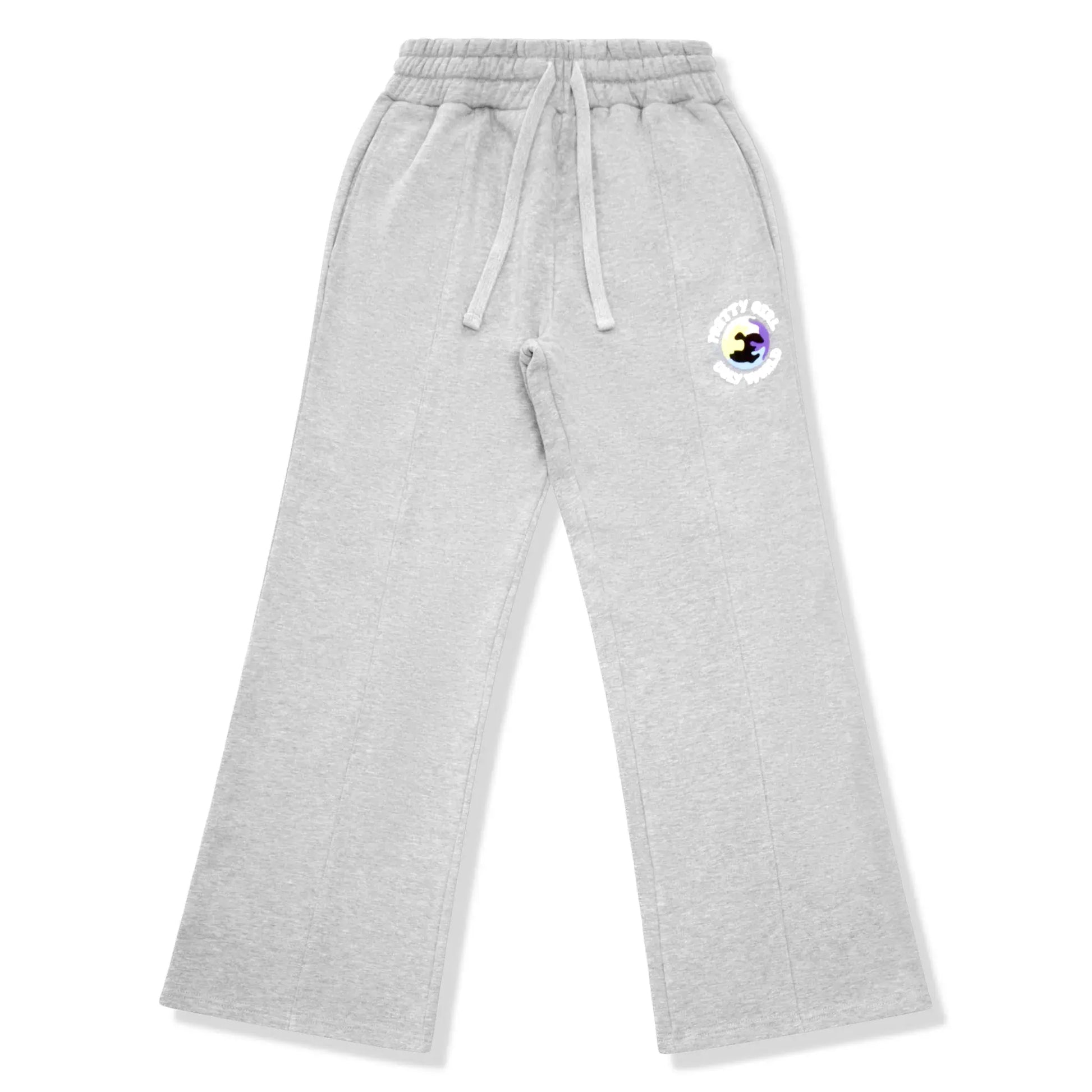 Pretty Girl Ugly World Pleated Grey Sweatpants (W)