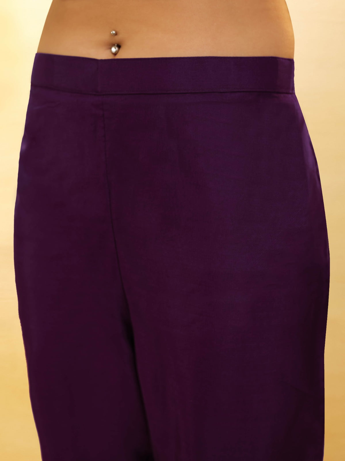 Purple Organza Dress with Intricate Embroidery – Ready to Wear