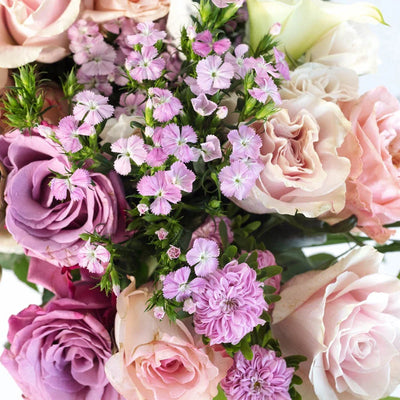 Purple Pastels Flower Bouquet