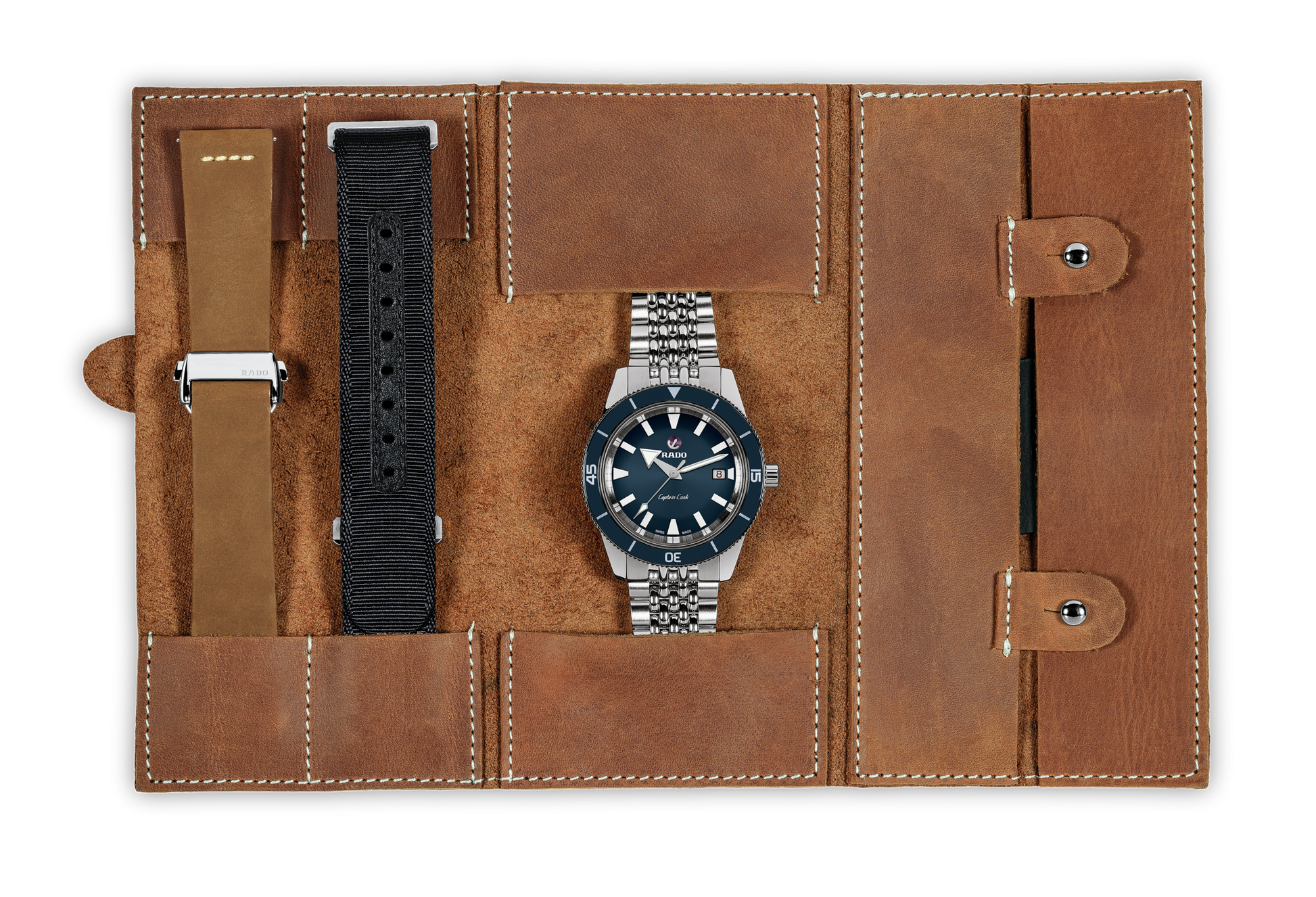 Rado Captain Cook Blue Dial Men 42mm