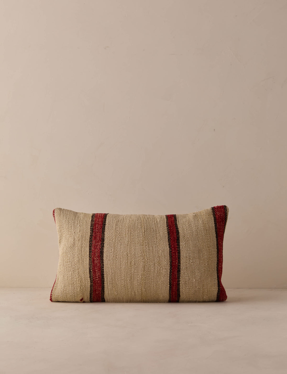 Vintage Lumbar Pillow No. 341, 12" x 20"