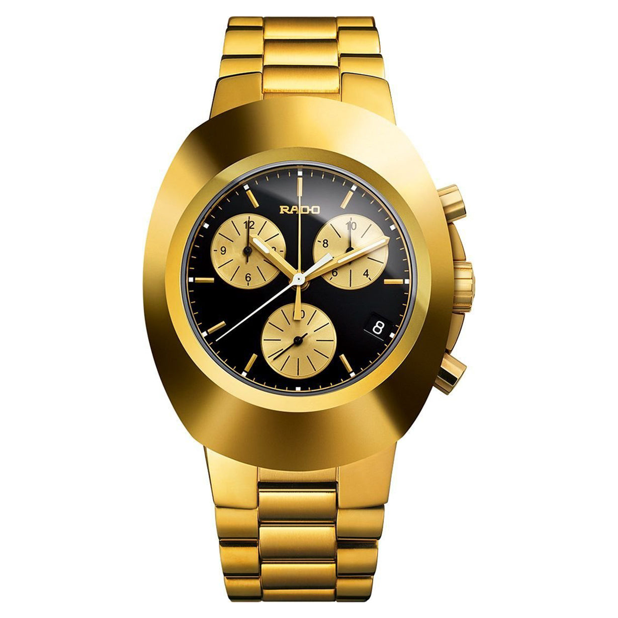 Rado Diastar Original Black Dial Men's Watch 38.5mm