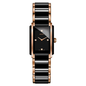 Rado Integral Black Dial Women 23mm