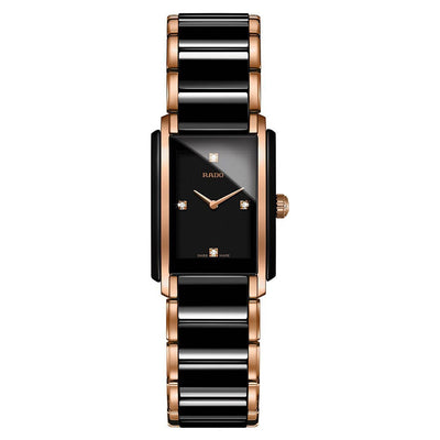 Rado Integral Black Dial Women 23mm
