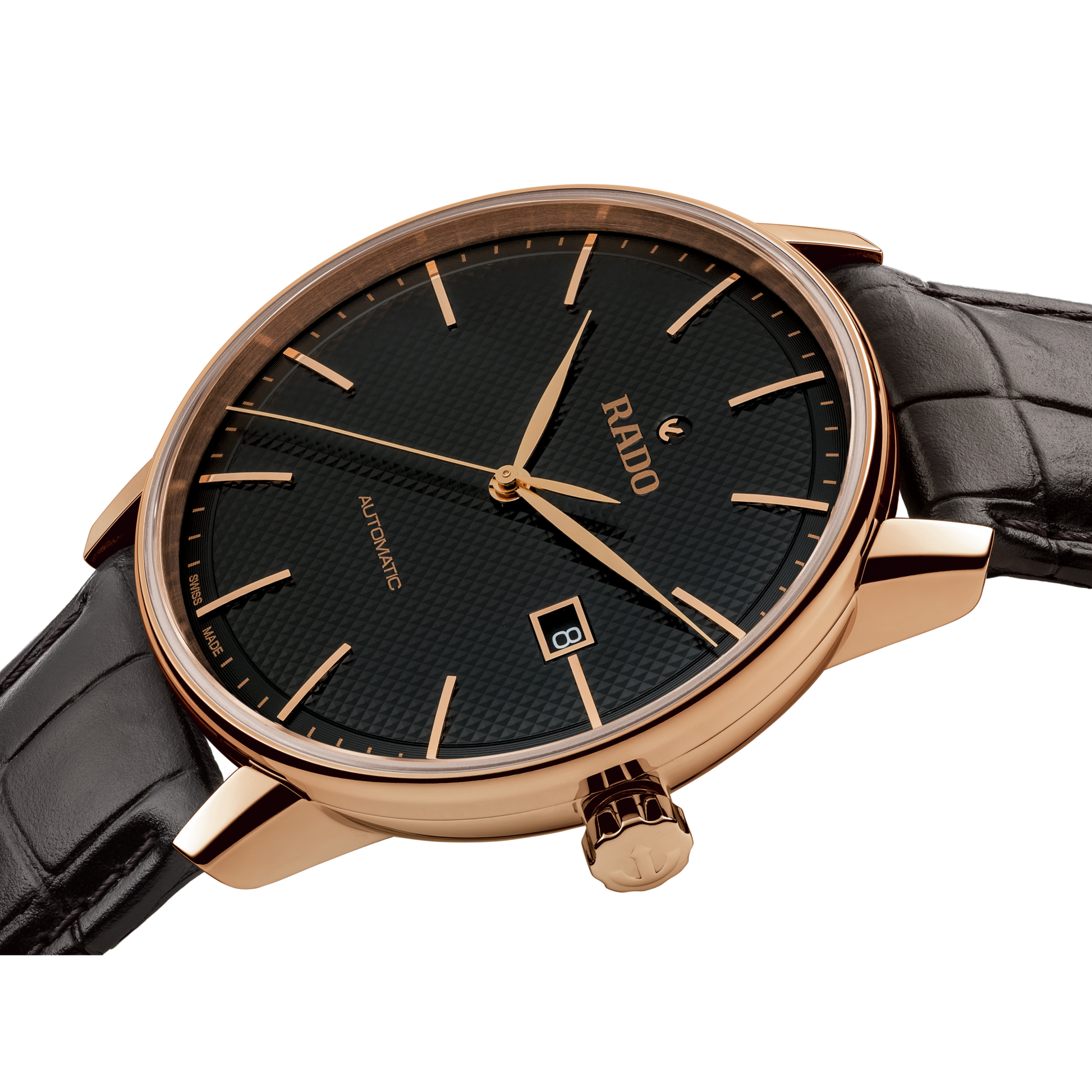 Rado Coupole Black Dial Men 41mm