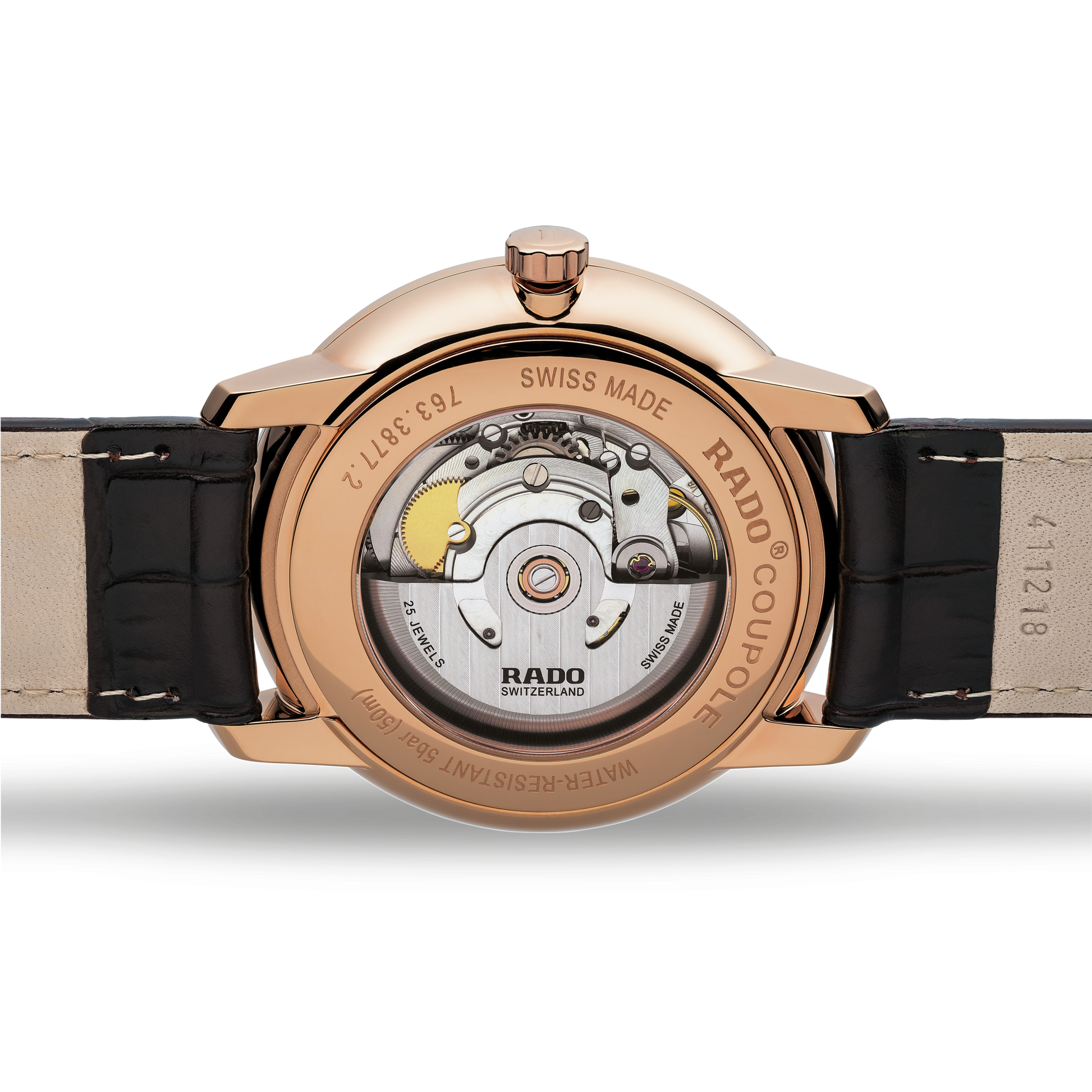 Rado Coupole Black Dial Men 41mm