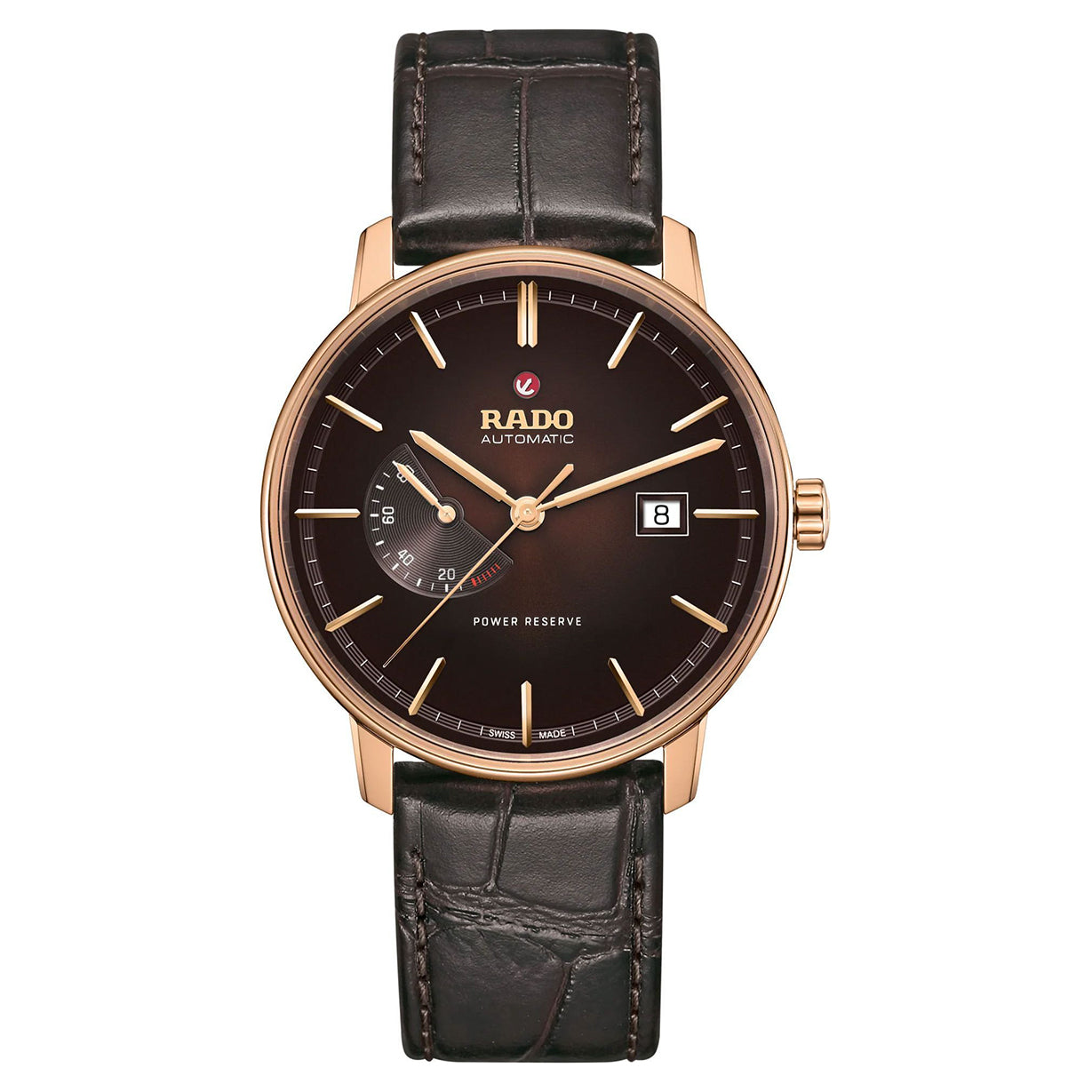 Rado Coupole Brown Dial Men 41mm