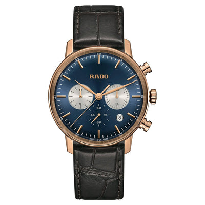 Rado Coupole Blue Dial Men 42mm