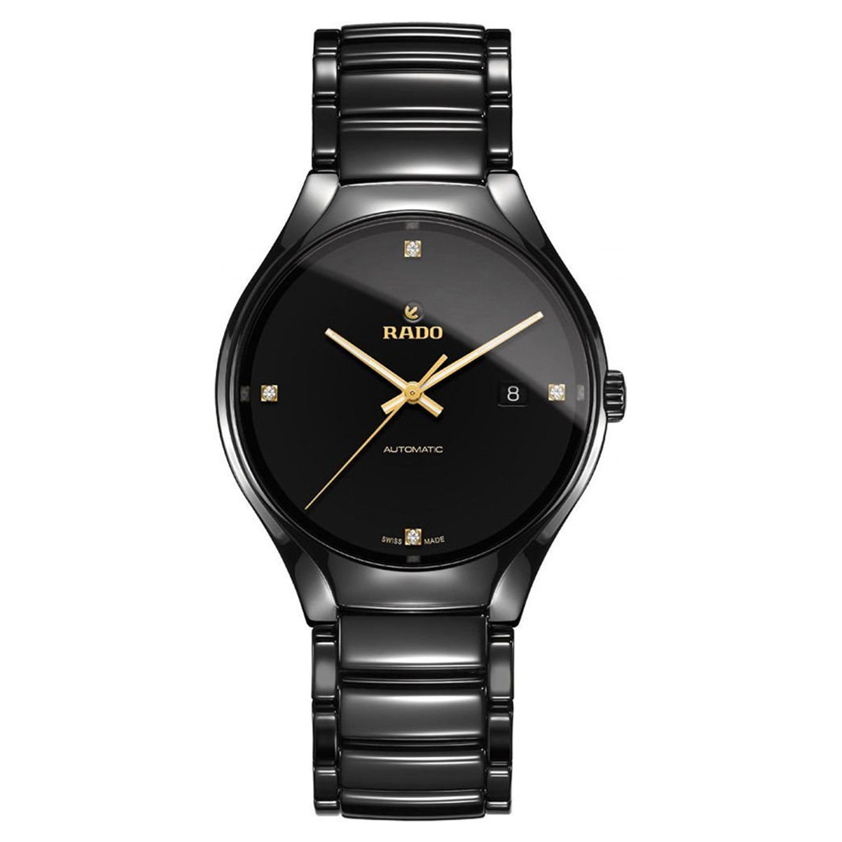Rado True Black Dial Unisex 40mm