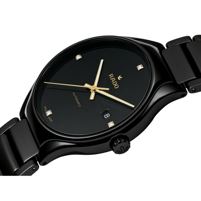 Rado True Black Dial Unisex 40mm