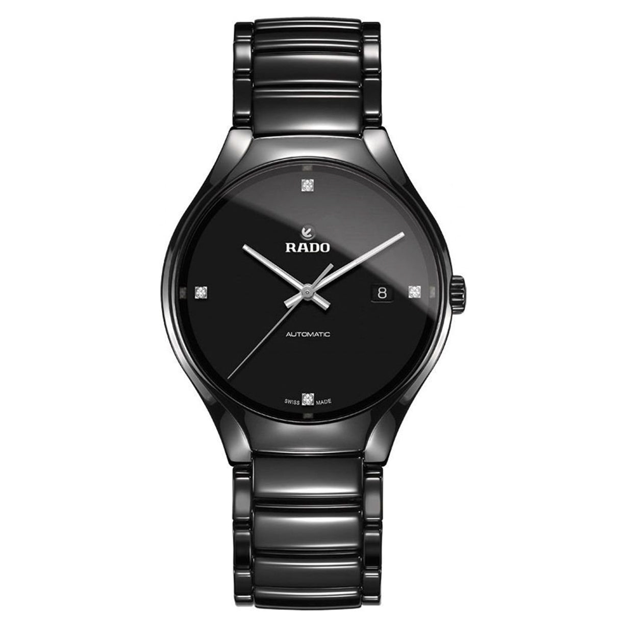 Rado True Black Dial Unisex 40mm