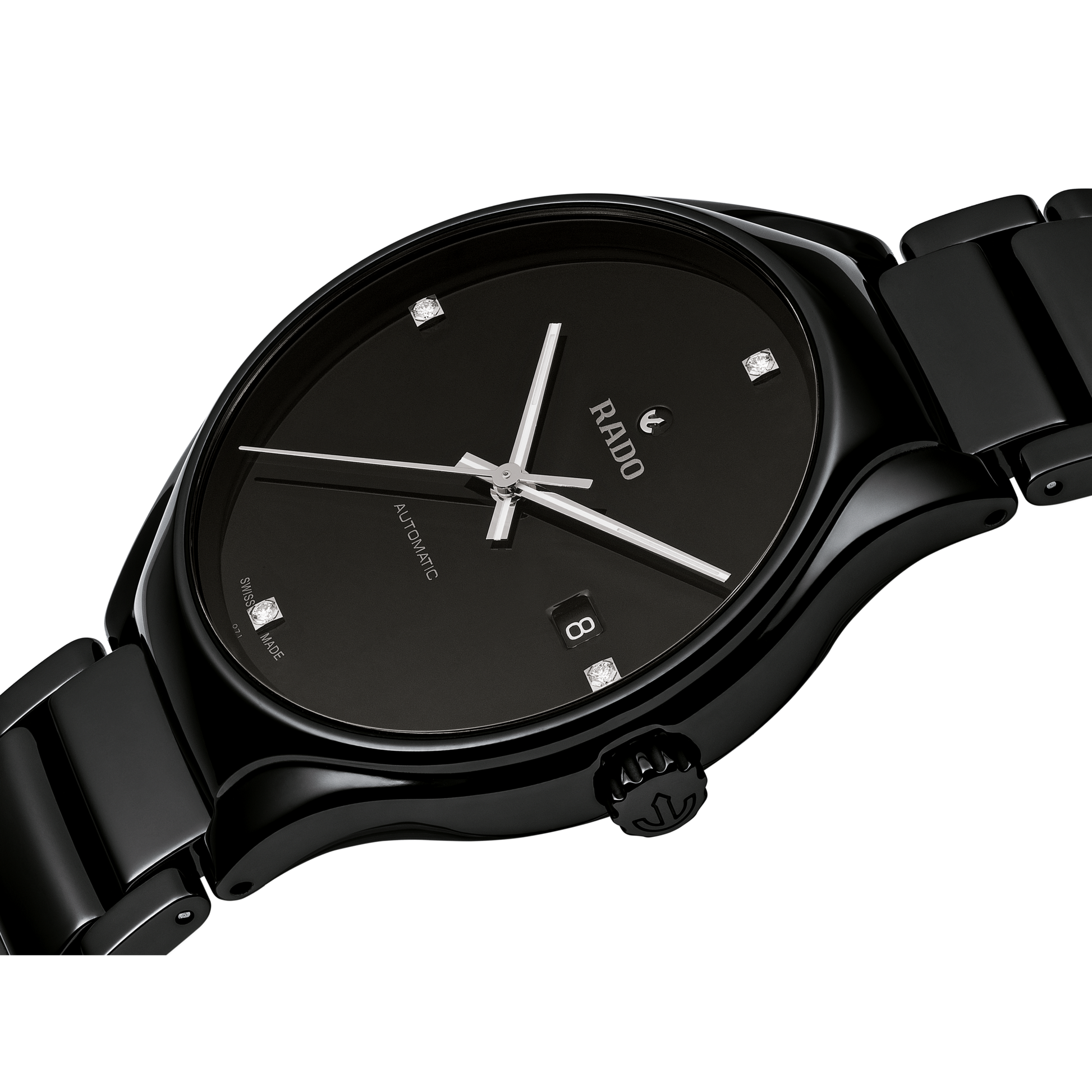 Rado True Black Dial Unisex 40mm