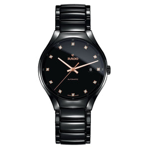 Rado True Black Dial Unisex 40mm