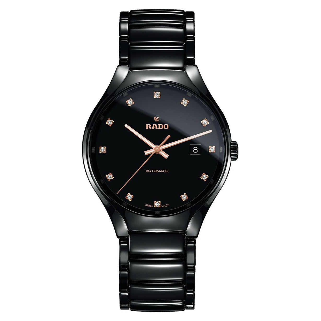 Rado True Black Dial Unisex 40mm