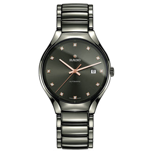 Rado True Black Dial Unisex 40mm