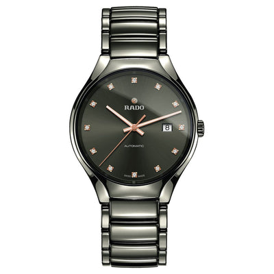 Rado True Black Dial Unisex 40mm