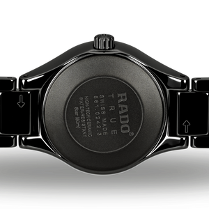 Rado True Black Dial Women 30mm