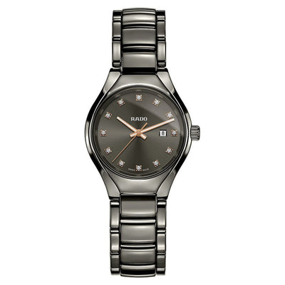 Rado True Grey Dial Women 30mm