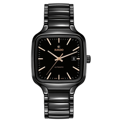 Rado True Black Dial Unisex 38mm