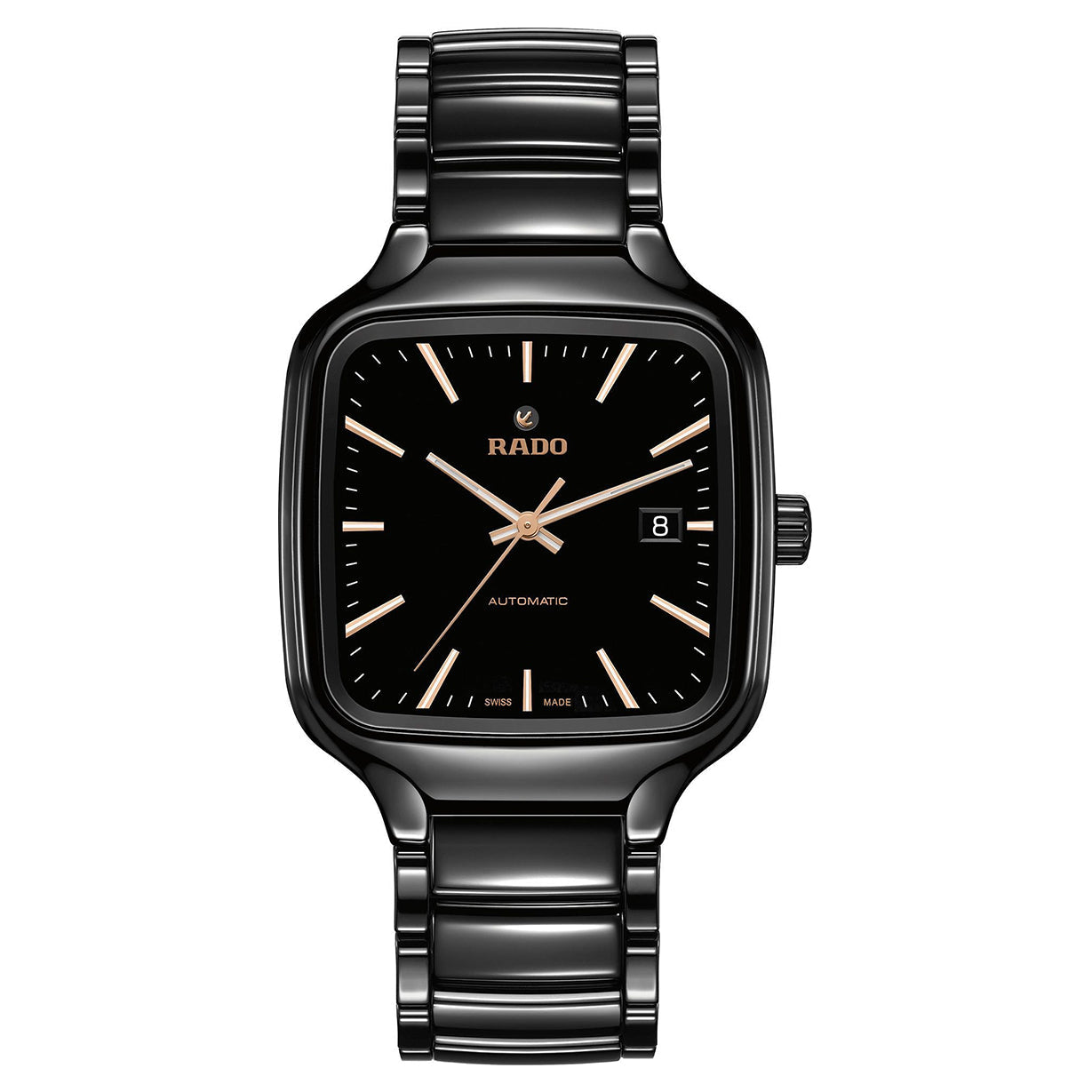 Rado True Black Dial Unisex 38mm