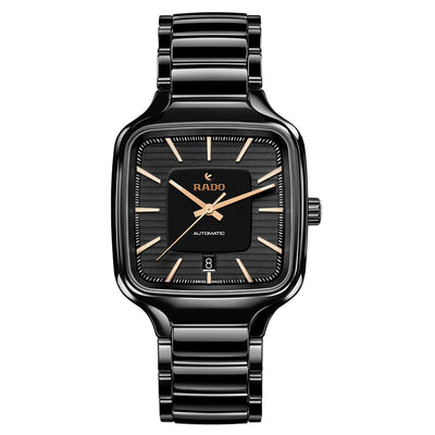 Rado True Black Dial Unisex 38mm