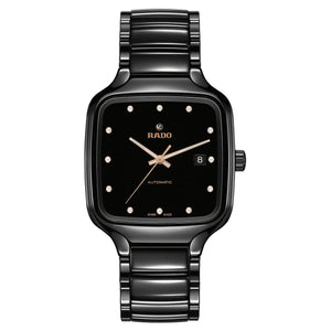 Rado True Black Dial Unisex 38mm