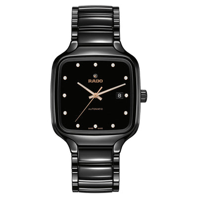 Rado True Black Dial Unisex 38mm