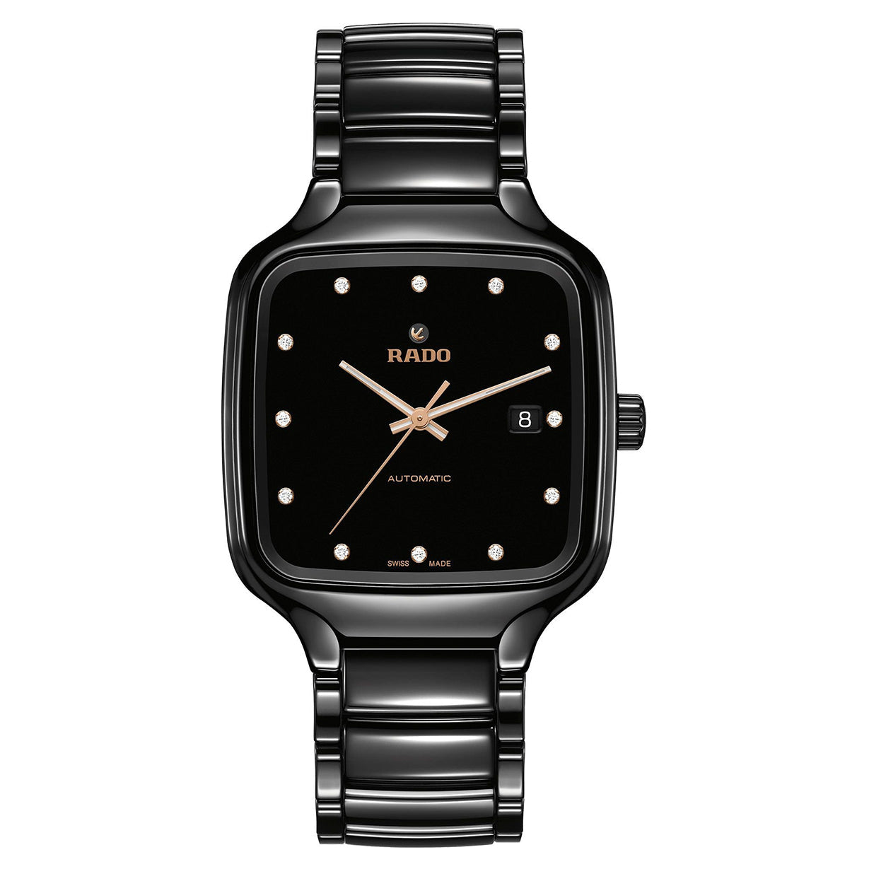 Rado True Black Dial Unisex 38mm
