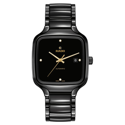 Rado True Black Dial Unisex 38mm
