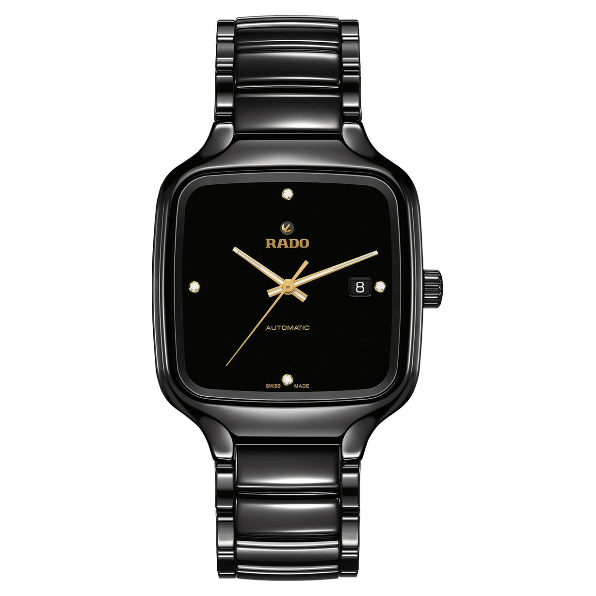Rado True Black Dial Unisex 38mm