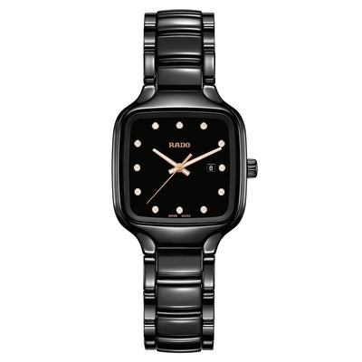 Rado True Black Dial Women 29.2mm