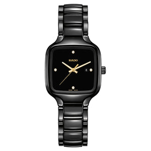 Rado True Black Dial Women 29mm