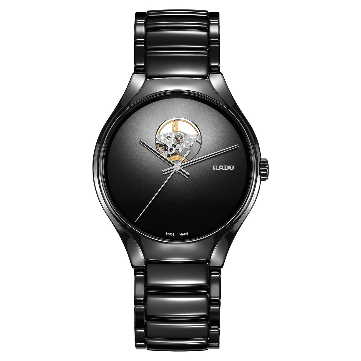 Rado True Black Dial Unisex 38mm