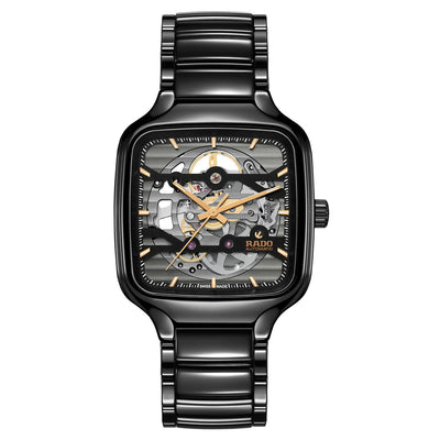 Rado True Black Dial Unisex 38mm