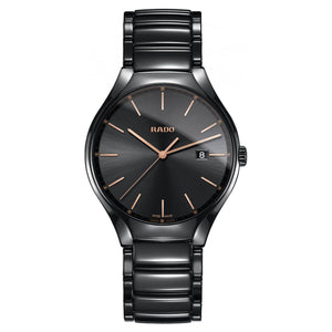 Rado True Black Dial Unisex 40mm
