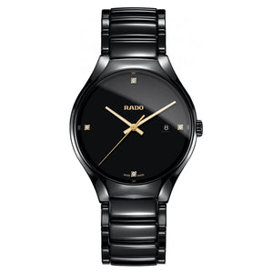 Rado True Black Dial Unisex 40mm