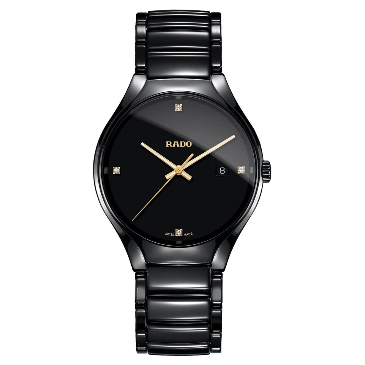 Rado True Black Dial Unisex 40mm