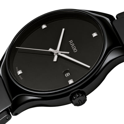 Rado True Black Dial Men 40mm