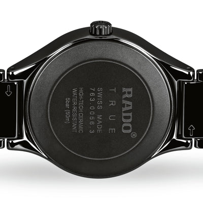 Rado True Black Dial Men 40mm