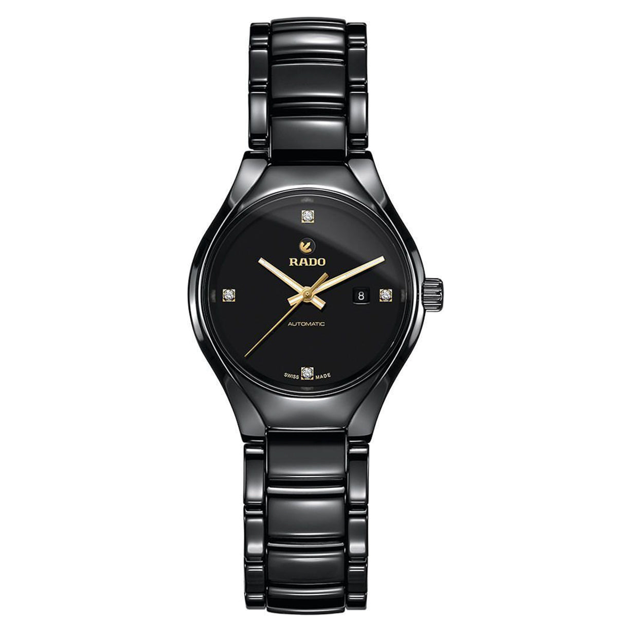 Rado True Black Dial Women 30mm