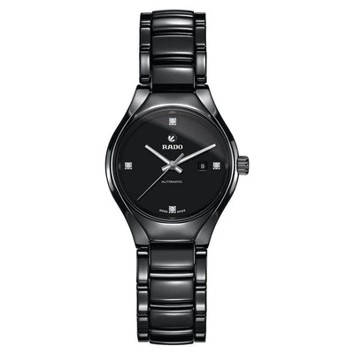 Rado True Black Dial Women 30mm