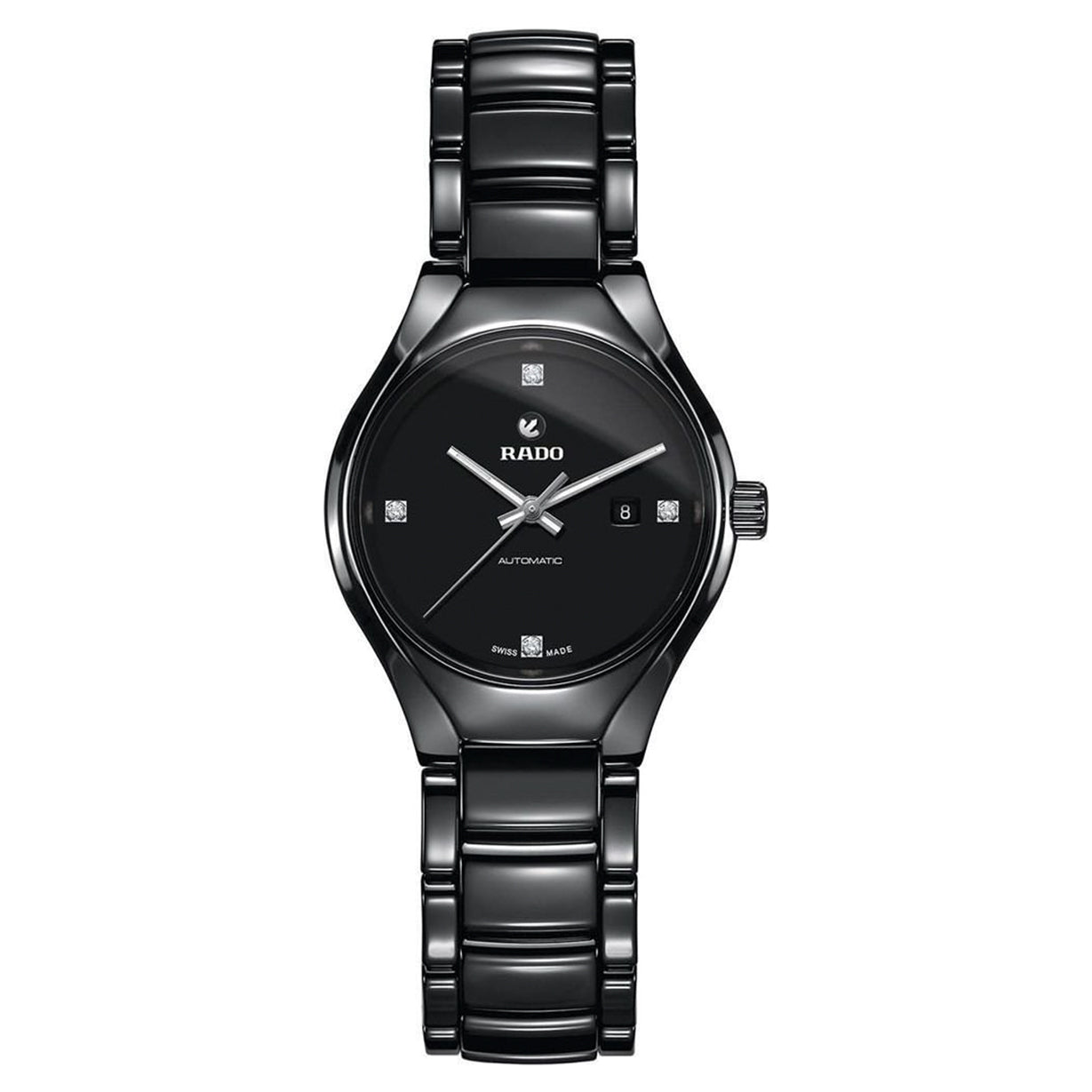 Rado True Black Dial Women 30mm