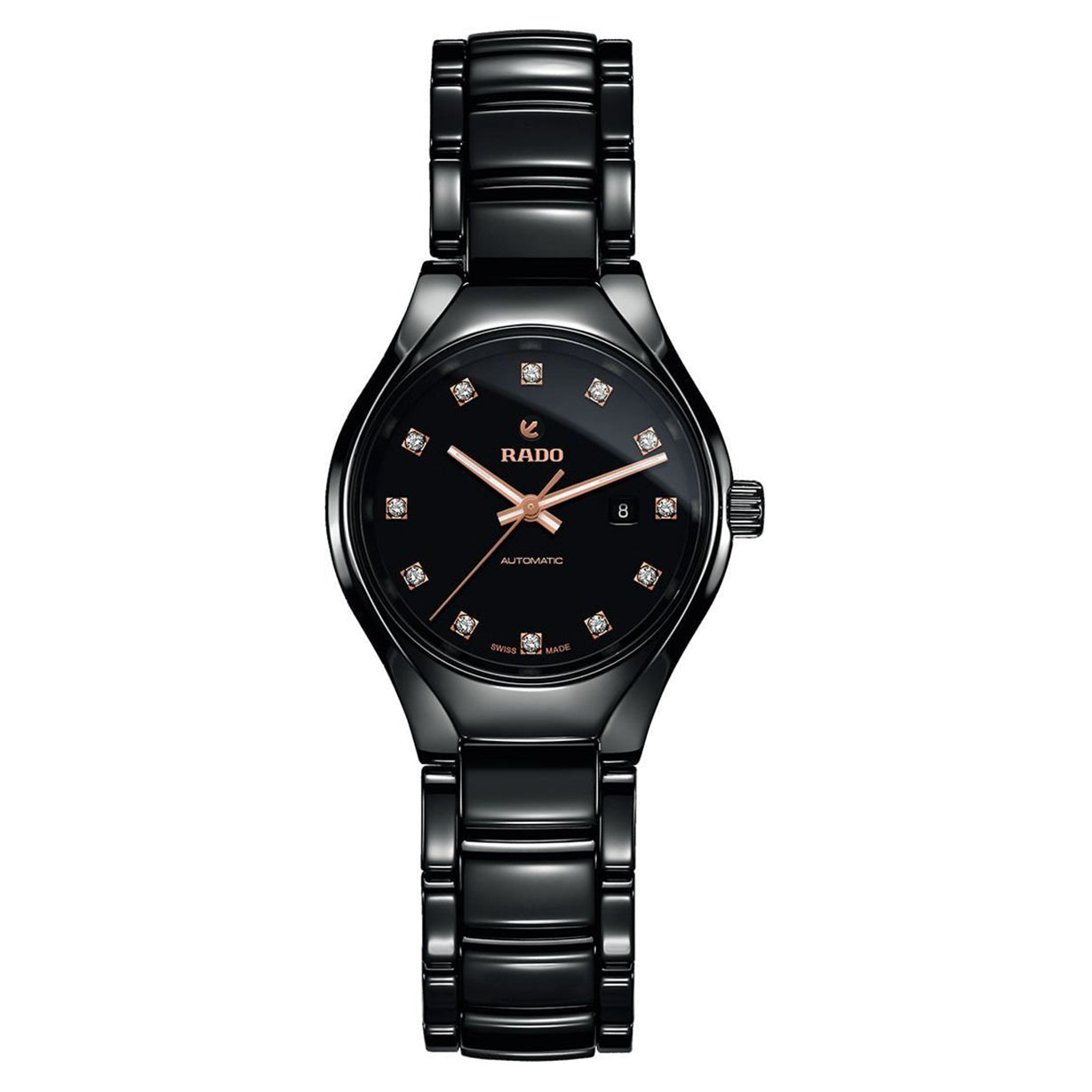 Rado True Black Dial Women 30mm