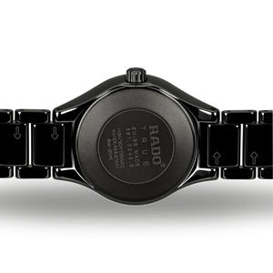 Rado True Black Dial Women 30mm